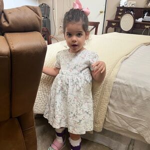 babycottons Floral Print Kids Dress